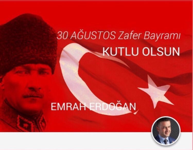 Kutlu olsun... 🇹🇷🇹🇷🇹🇷 

#30AgustosZaferBayramı