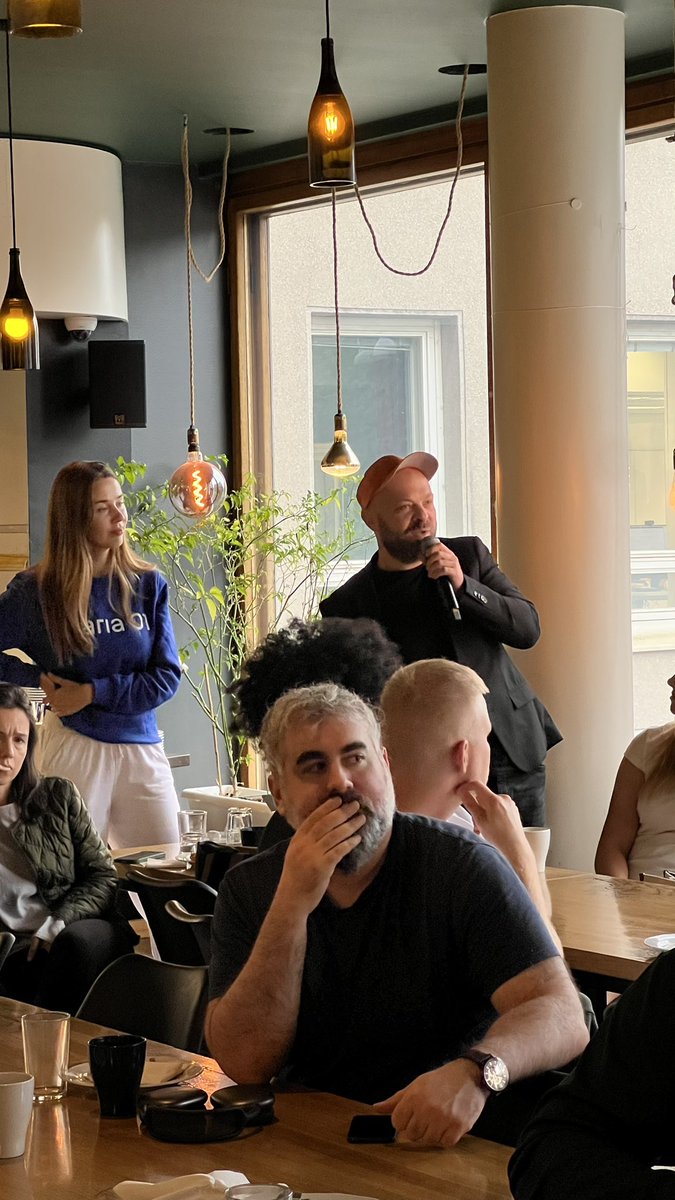 What a morning at #Maria01’s Community Breakfast today! Big thanks to @RLinnanvirta & Iryna for their invaluable insights on data-driven growth. A massive shoutout to our guests - so many of you joined us! Also, a special nod to @HenriKuusla for hosting this successful event!