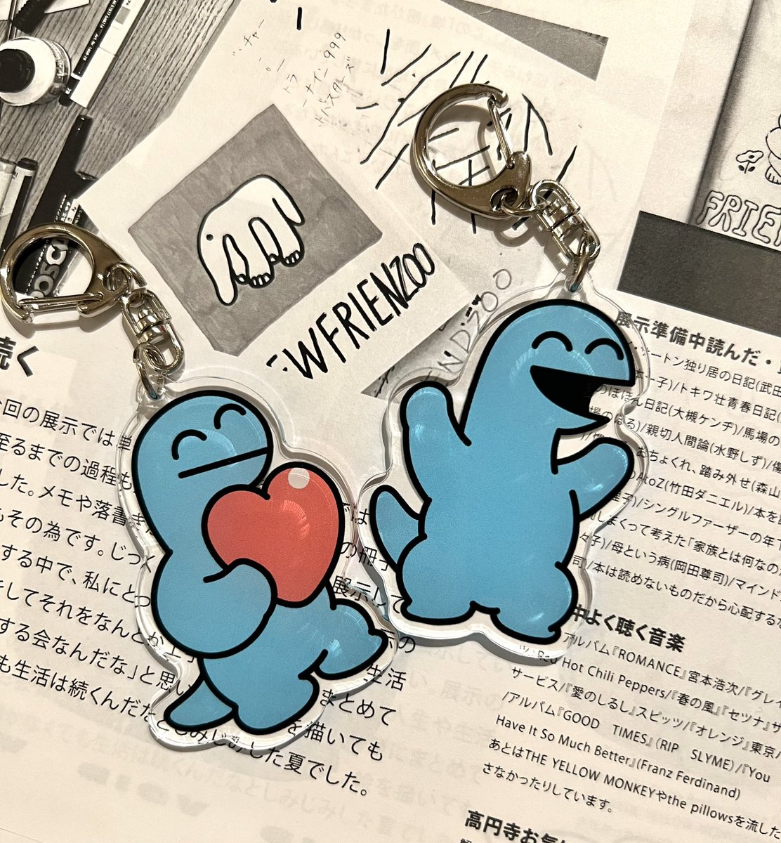 ステッカー、クリアファイル、
恐竜くんのアクキーを受注制作します

オンラインショップ
チェックしてみてください🌴🦩

⚠️8/31 23:59までです⚠️

https://t.co/ehI3OQJBQQ 