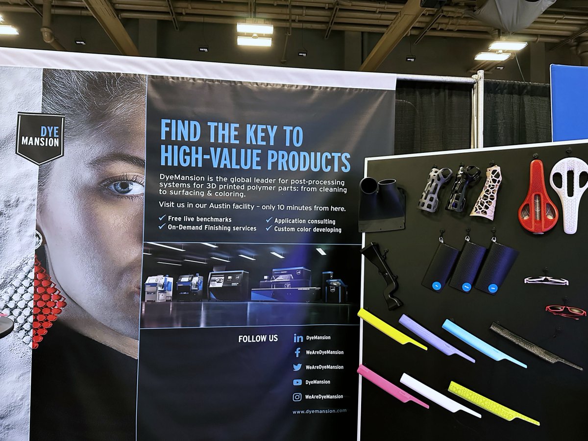WeAreDyeMansion's tweet image. Greetings from Formnext Forum Austin! 🤠 We can't wait to meet you at our booth #314.

@FormnextForum @formnext_expo

#additivemanufacturing #postprocessing #print2product