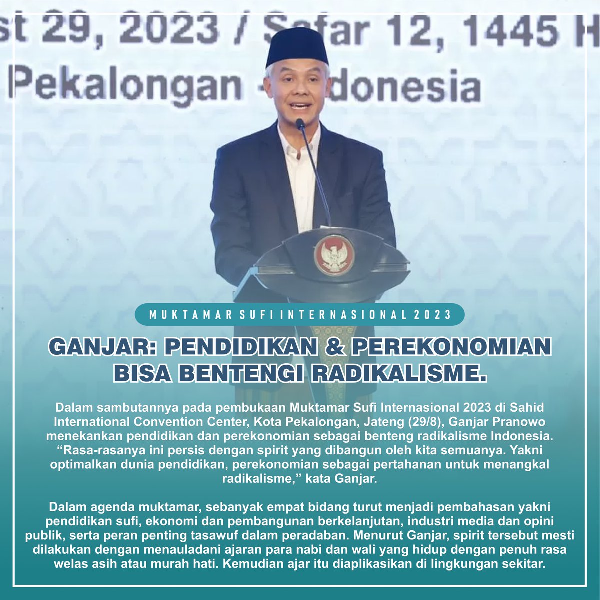 Seorang pemimpin harus benar-benar memahami permasalahan krusial yang berdampak pada pembangunan kualitas generasi kedepannya, seperti Pak <a href="/ganjarpranowo/">Ganjar Pranowo</a> yang mampu, bahkan sudah berhasil membuktikannya. #GanjarPenerusJokowi #paktelur #theluloshow #abaya #IndonesiaMaju