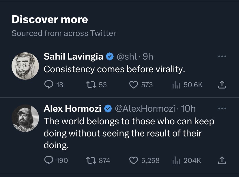 rafal_makes's tweet image. now I only get served nuggets of wisdom, no more long form content
soon: full circle, max 140 characters, hashtags everywhere, rebrand to “Twitter”
#XAlgo