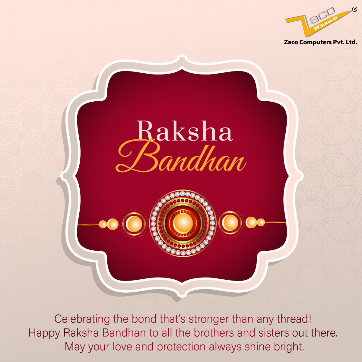 zacoitsolved's tweet photo. 🎉This Rakshabandhan, tie a digital thread of trust with Zaco's cutting-edge enterprise servers, storage &amp; networking solutions. 

Celebrate the bond that strengthens connections, similar to our reliable IT solutions.✅

https://t.co/T74u9YqvhI

#happyrakshabandhan #zaco #tech https://t.co/EYmriMBOcf