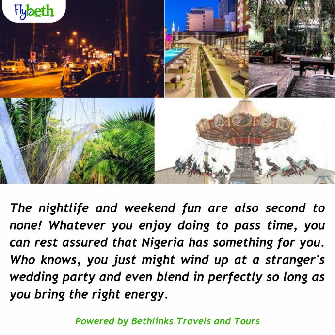 FlyBeth_'s tweet image. Introducing our new travel guide series! We're committed to keeping you fully informed about popular travel destinations across all continents. For today e bring you none other than the giants of Africa, Nigeria.

Live. Travel. Explore 📍

#travelguide #travelphotography