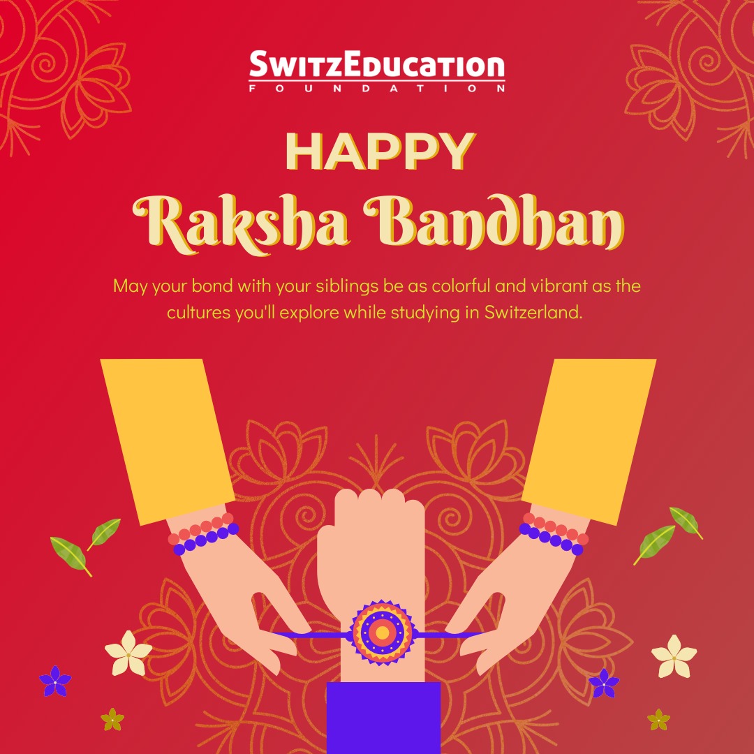 SwitzEducation's tweet photo. This Raksha Bandhan, SwitzEducation is here to remind you that the bond between siblings is as strong as the connections we help you build worldwide! ❤️📚
#HappyRakshaBandhan https://t.co/UqSGcFNvUT