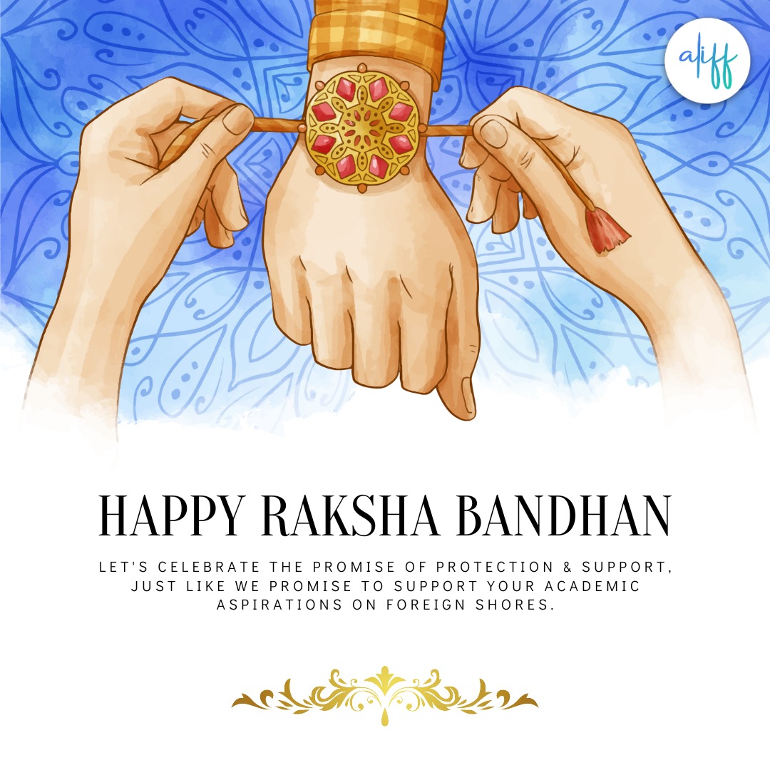 aliffoverseas's tweet photo. This Raksha Bandhan, Aliff is here to remind you that the bond between siblings is as strong as the connections we help you build worldwide! ❤️📚
#HappyRakshaBandhan https://t.co/dRjBzdnkw8