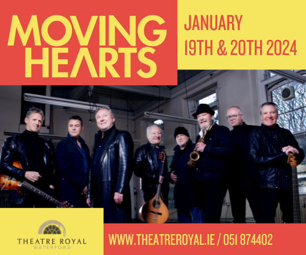 On sale this Friday!!
So excited to announce that Moving Hearts will play 2 nights next Jan. with the much-loved lineup including Donal Lunny, Davy Spillane, Keith Donald, Eoghan O’Neill, Noel Eccles, Anthony Drennan, Liam Bradley, Graham Henderson &amp; special guests.