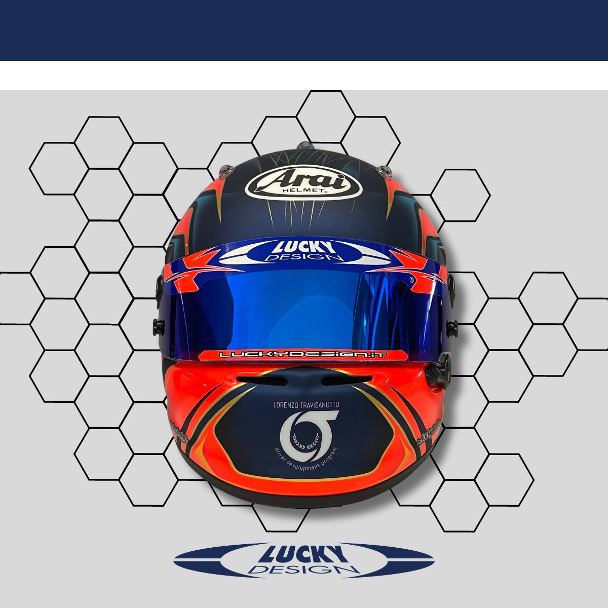 How many likes for this glossy &amp; matte masterpiece for <a href="/TravisanuttoL/">Travisanutto Lorenzo</a> ?💣

Italian style and beauty at its essence🤌

Save this post if you like this design!

#LuckyDesign #Arai #helmet #motorsport #karting #airbrushhelmets #personalised #designinspiration