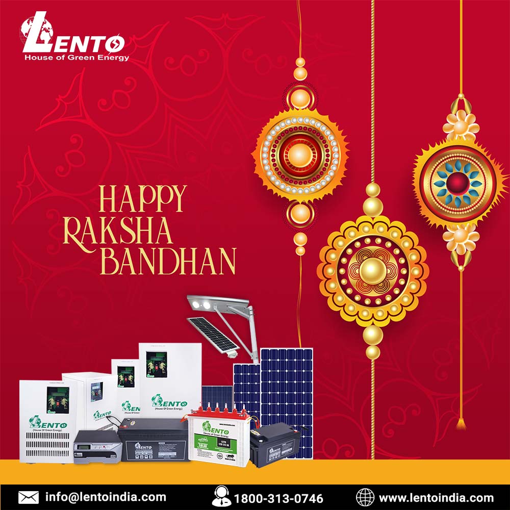 Lento (@lento29716355) on Twitter photo Wishing you a joyful Raksha Bandhan.
Call: 1800-313-0746
Visit on - lentoindia.com
Email On - info@lentoindia.com
#TubularBattery #LentoBattery #HybridInverterandBatteries #homeinverter #SolarStreetLight #StreetLight #LentoInverter #PureSineWaveInverter Wishing you a joyful Raksha Bandhan.
Call: 1800-313-0746
Visit on - lentoindia.com
Email On - info@lentoindia.com
#TubularBattery #LentoBattery #HybridInverterandBatteries #homeinverter #SolarStreetLight #StreetLight #LentoInverter #PureSineWaveInverter