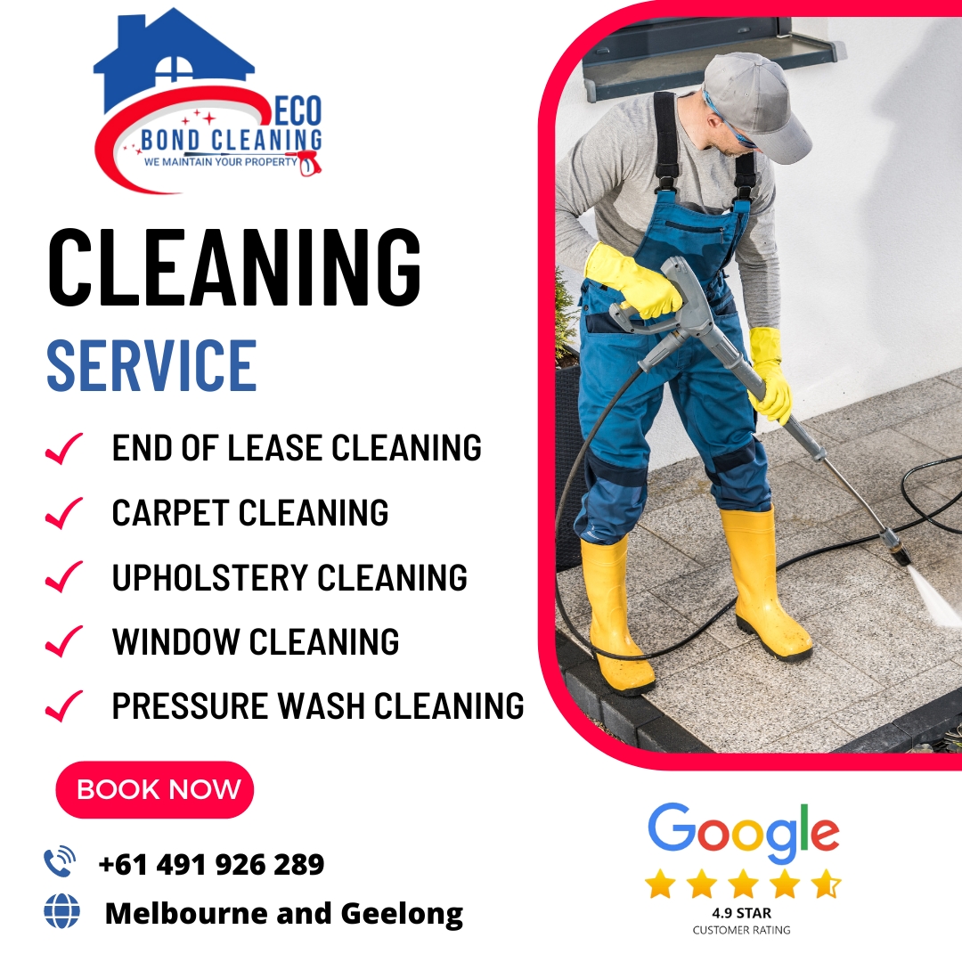 _Eco_cleaning's tweet photo. Your one-stop solution for a pristine home and workplace! From End of Lease Cleaning to Upholstery, Window, Pressure Wash, and Carpet Cleaning, EcoBond ensures every corner sparkles.
#EcoBondCleaning #ProfessionalCleaners #BondCleaningServices #MelbourneCleaners #GeelongCleaners https://t.co/NIa2zPStfj