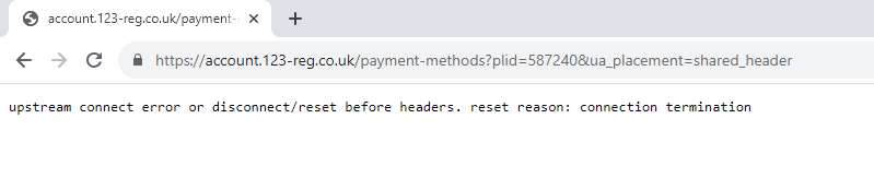 mark_copeman's tweet photo. @123regHelp trying to update my payment details - but I'm getting an error ... https://t.co/i26IfLR3rD