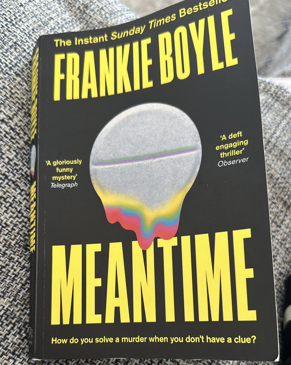 damoiom's tweet photo. @frankieboyle just finished this.  Fantastic.  Please write more.  Preferably around this time of year as holidays are the only time my 2 year old toddler terrorist allows me to read anything other than Julia Donaldson. Ta https://t.co/z6gzq7HYES