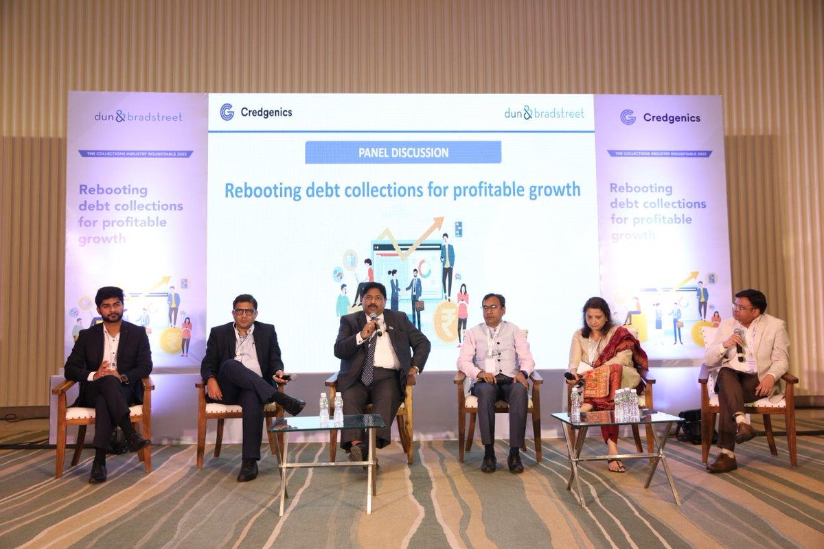 LnTFinance's tweet photo. Our Chief Risk Officer, Mr. Tushar Patankar, represented our Company and was a key speaker in a panel discussion titled, “Rebooting debt collections for profitable growth” organised by Credgenics in collaboration with Dun &amp; Bradstreet India.

<1/3> https://t.co/yJuMK0yuCN