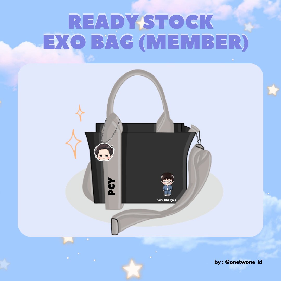 onetwone_id's tweet photo. READY STOCK ๐ป
EXO BAG (MEMBER)
Available :
- D.O.
- Sehun
- Chanyeol
- Baekhyun
Gift : Keyring member
Checkout by orens!!!
https://t.co/kKjYzNx4tc
#EXO #EXOBAG #CHANYEOL #KYUNGSOO #SEHUN #BAEKHYUN #EXOL #BY121 https://t.co/ScfItbCpKB