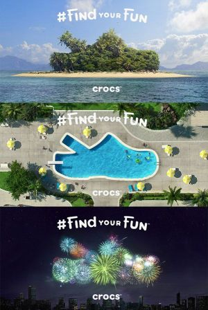 GO2TRick's tweet photo. Did you know that in 2014, Crocs placed life-size statues of people wearing Crocs in unexpected places to challenge people's perceptions of the shoes? #guerrillamarketing #Marketing https://t.co/2CEEhVMg7p