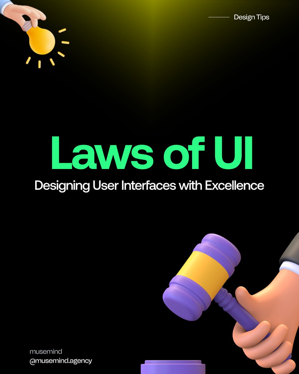 Updated UI Design Laws: Modern Principles for Outstanding User Interfaces🔥

#uiuxdesign #uiuxdesigners #design #figma #topdesign #musemind