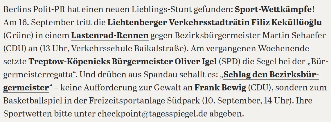 Lotte Buschenhagen (@l_buschenhagen) on Twitter photo Um ZLB, CDU-Posten und Berlins Rattenproblem geht es heute im <a href="/TspCheckpoint/">Tagesspiegel Checkpoint</a> von <a href="/ChristianLatz_/">Christian Latz</a> und mir: checkpoint.tagesspiegel.de/newsletter/61K…
Die wichtigste Nachricht ist aber eindeutig diese hier ↓ Um ZLB, CDU-Posten und Berlins Rattenproblem geht es heute im <a href="/TspCheckpoint/">Tagesspiegel Checkpoint</a> von <a href="/ChristianLatz_/">Christian Latz</a> und mir: checkpoint.tagesspiegel.de/newsletter/61K…
Die wichtigste Nachricht ist aber eindeutig diese hier ↓