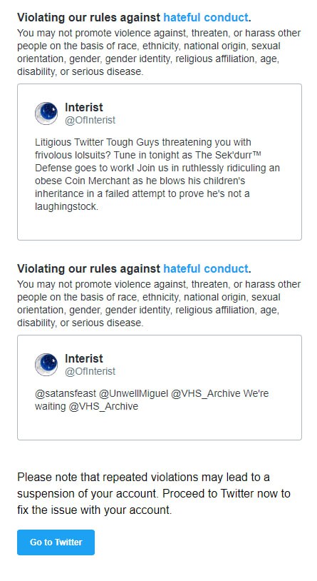 ConsentAccident's tweet photo. Users @OfInterist and @transfatphobe continue to be struck for previous usage of the Xani pic. They are already locked for using it, so they can't even delete any of the "offending" posts being reported. 

This is obviously just more abuse of the report system. @X doesn't care. https://t.co/5okJ3viwft