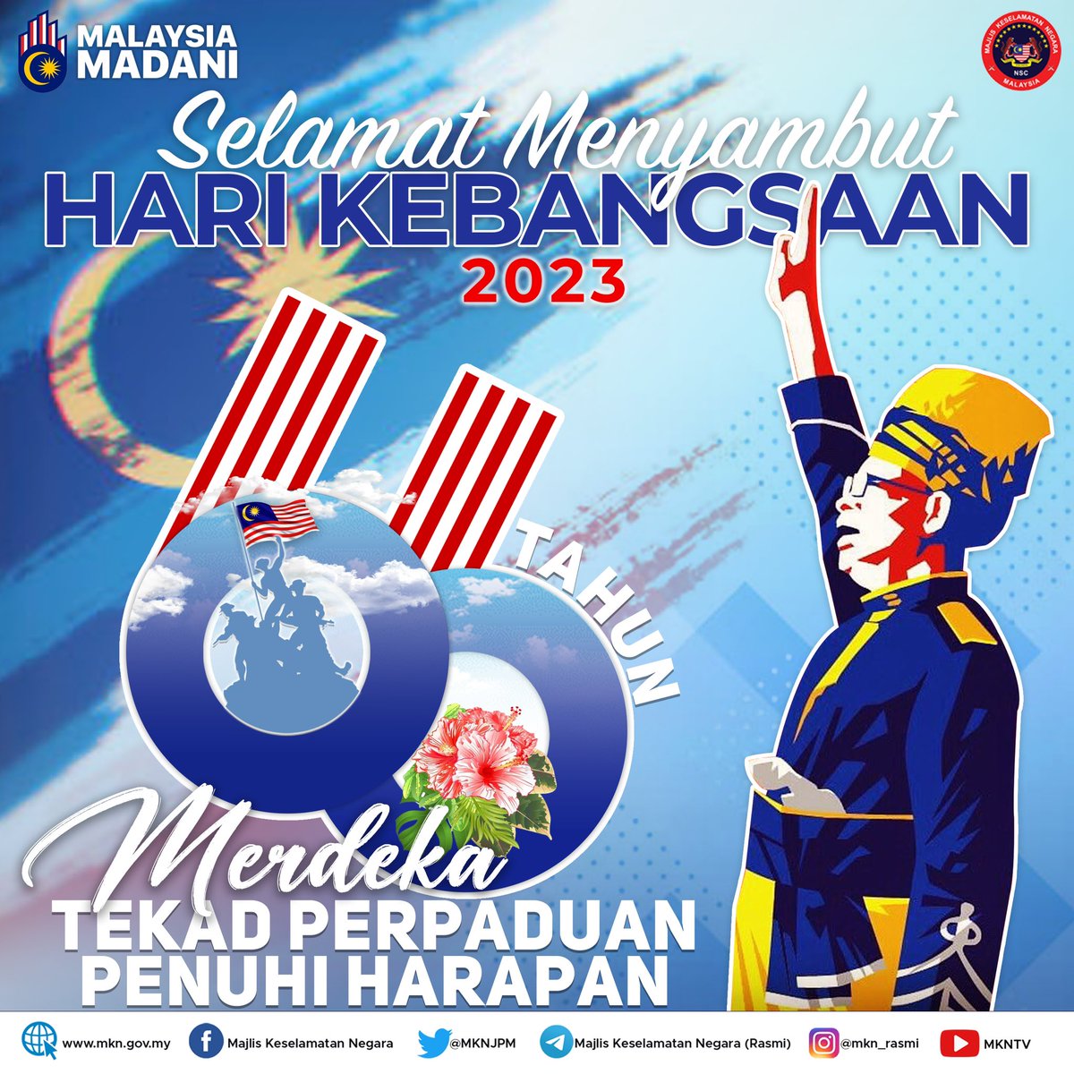 MKNJPM's tweet photo. 𝙎𝙚𝙡𝙖𝙢𝙖𝙩 𝙢𝙚𝙣𝙮𝙖𝙢𝙗𝙪𝙩 𝙃𝙖𝙧𝙞 𝙆𝙚𝙗𝙖𝙣𝙜𝙨𝙖𝙖𝙣 2023 𝙠𝙚𝙥𝙖𝙙𝙖 𝙨𝙚𝙡𝙪𝙧𝙪𝙝 𝙬𝙖𝙧𝙜𝙖𝙣𝙚𝙜𝙖𝙧𝙖 𝙈𝙖𝙡𝙖𝙮𝙨𝙞𝙖 🇲🇾 https://t.co/92OaKMkp15