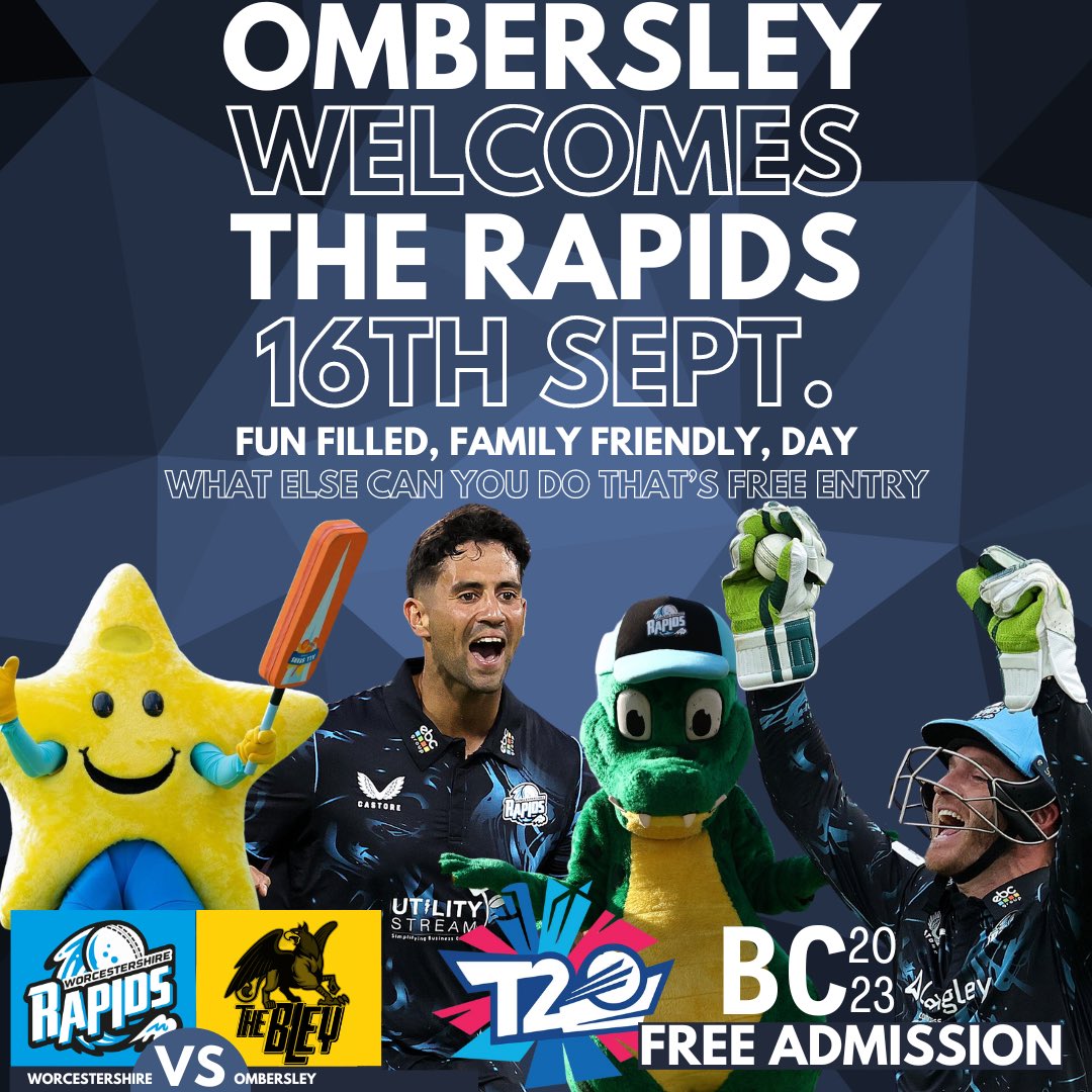 📣🗓️ 3 weeks to go🗓️📣 <a href="/WorcsCCC/">Worcestershire CCC</a> @BC23Testimonial <a href="/BenCox10/">Ben Cox</a> are coming down to Ombersley for a T20 showcase - 16th September #t20cricket #theblast #familyfunday #funtimes