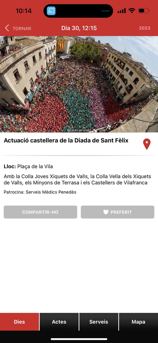 Bona diada de #StFelix. Tots els actes a l'app de #fmvila23 imobils.com/fmvila/descarr… #castells #humantowers #castellers #EsSantFèlix #vilafrancadelpenedes #vilafranca #penedes #fmvila