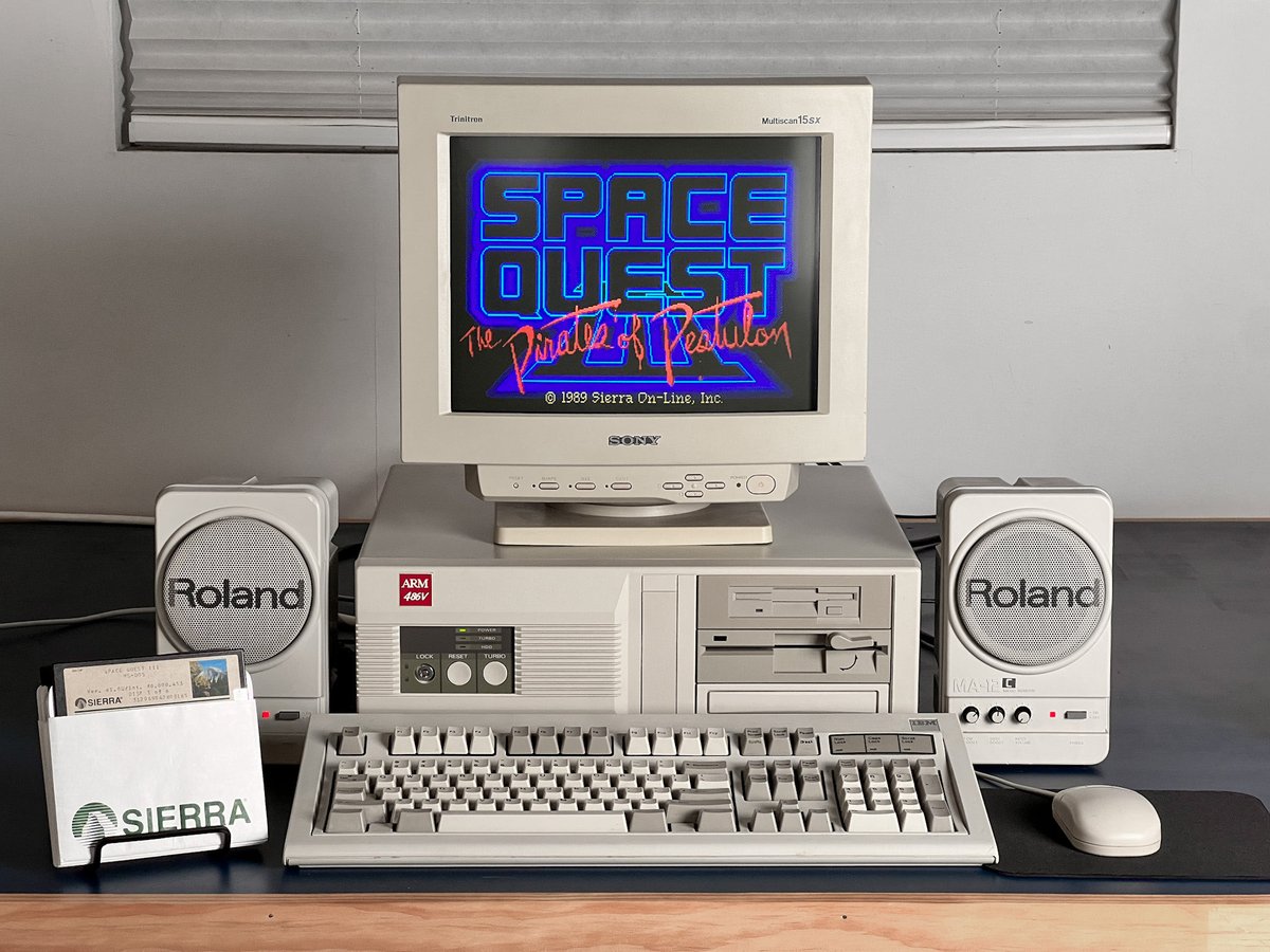 mcmlnutility's tweet image. When the 6th floppy works.... 
#retrogaming #retropc ⁦@SierraOnLineUni⁩