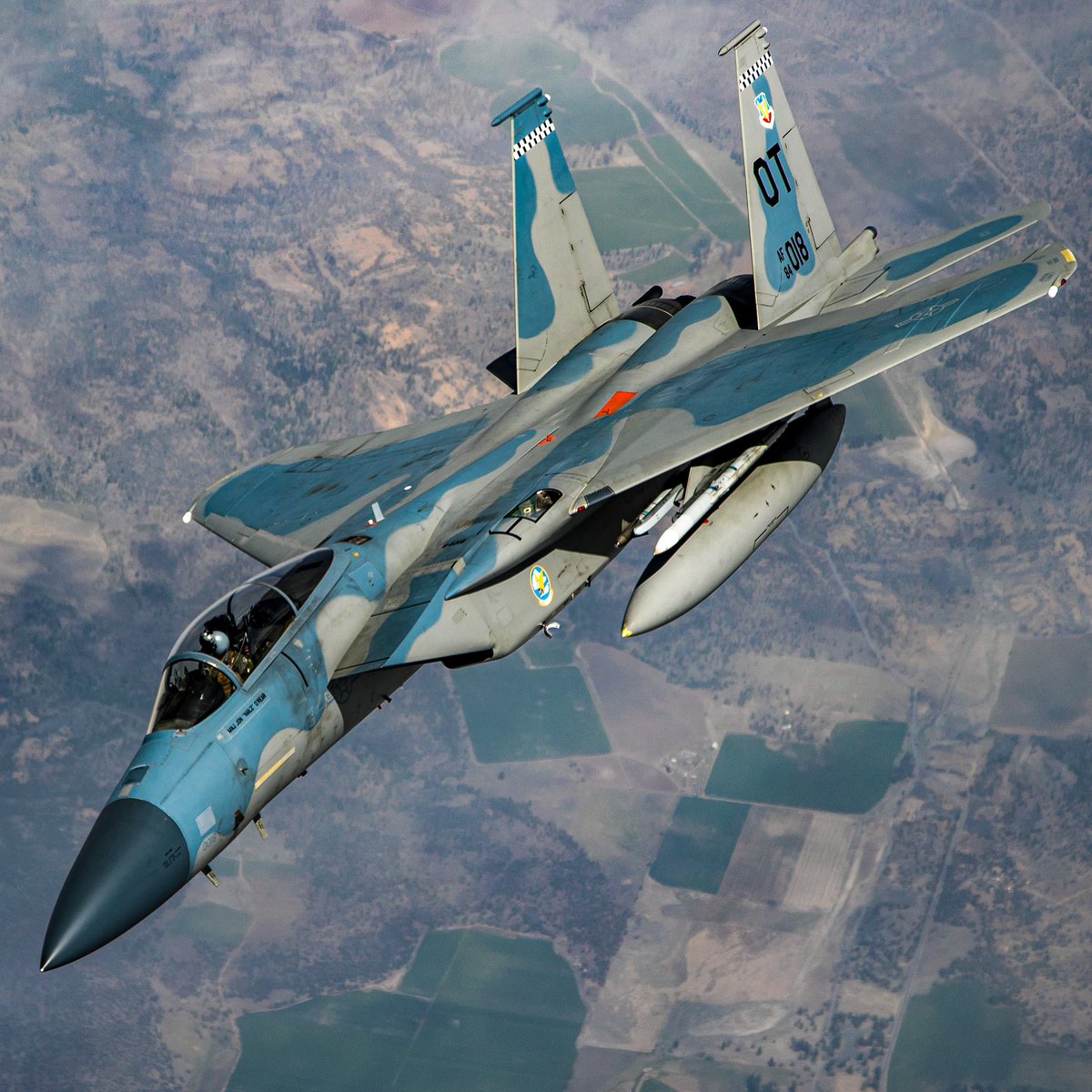 kadonkey's tweet image. An F-15C from the 85th Test and Evaluation Squadron, 53rd Wing. (ethan Wagner)