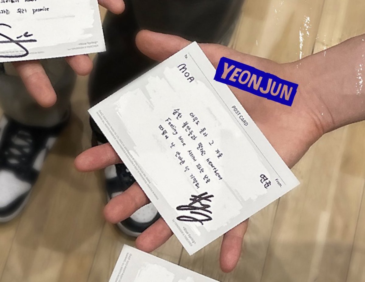 YEONJUN’s Exclusive Signed Blue Spring Cards 💙