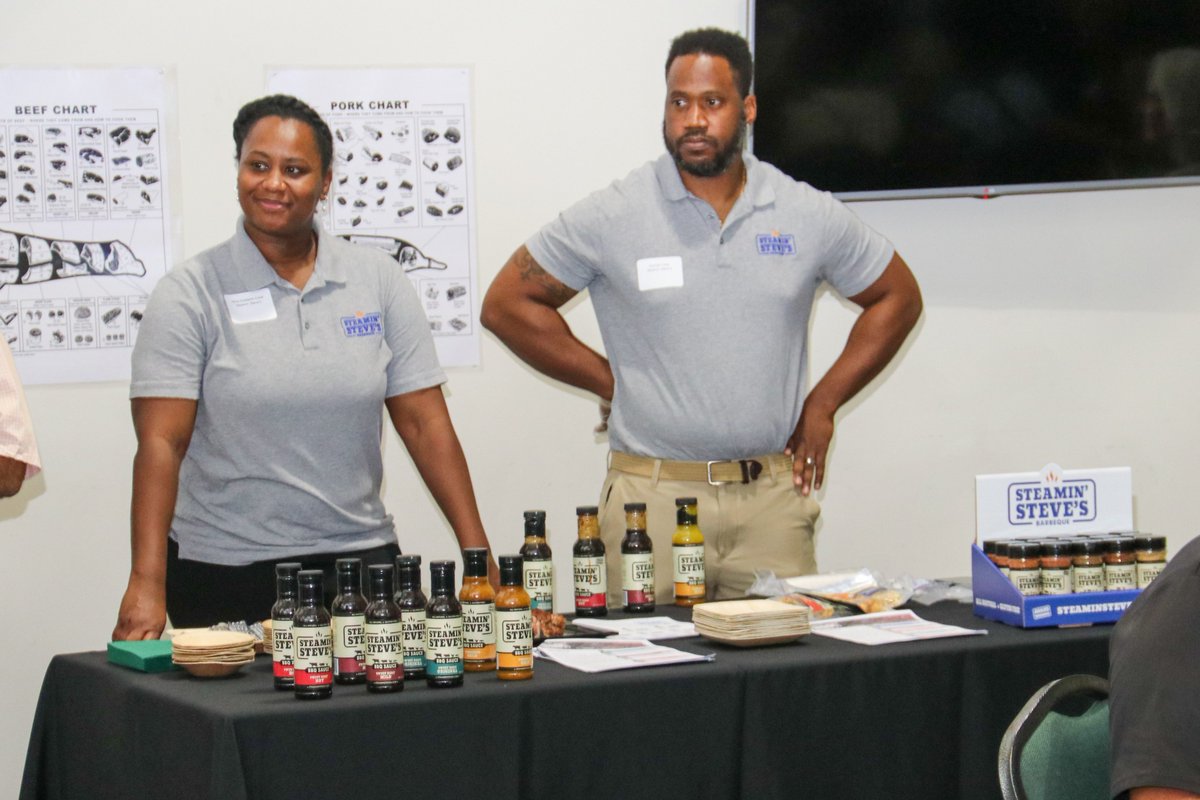 Georgia-Made products cooked on the Big Green Egg #BigGreenEgg #AmericanSoulBrothers #AlliedLogisticsInc #NextGenerationManufacturing #SteaminStevesBarbeque