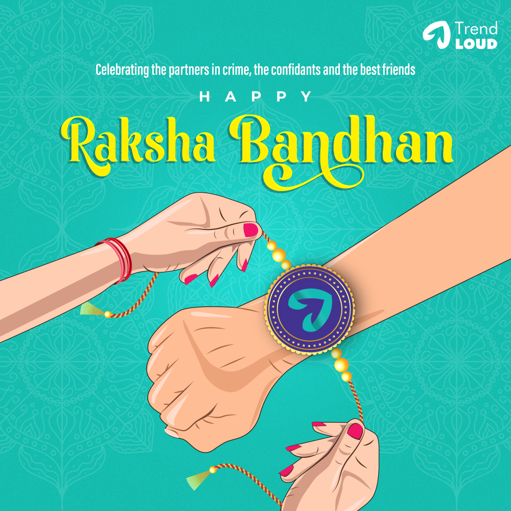 Here’s to celebrating the ones who've been partners in crimes, confidants in secrets, and a friend in every sense! Happy Raksha Bandhan! 🌟✨ #RakshaBandhan #rakshabandhanspecial #wishpost #HappyRakshaBandhan #siblings #siblingday #trendloud