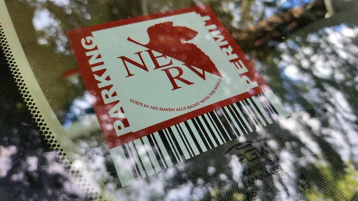Shout out to <a href="/NezumiRacing/">Nezumi Racing</a> for the NERV window sticker!