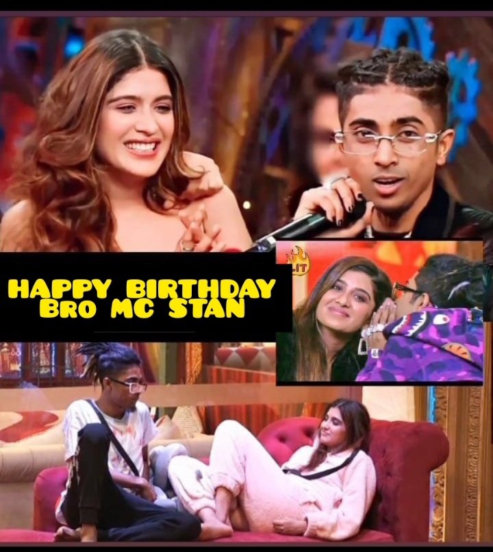 TNimrit's tweet photo. HAPPY BIRTHDAY MC STAN ♥️
Wishing You Blessed And Best Wishes Lots & Lots of Love From Us Nimritian's Family.
Most Underrated Bro-Sis Duo #StanRit
#NimritKaurAhluwalia #MCStan https://t.co/4j9Neyqijt