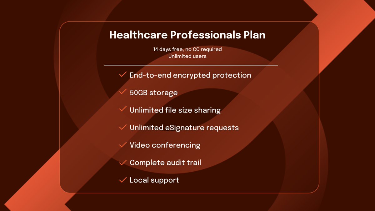 Start your free 14-day trial of @DekkoSecure for Healthcare professionals today! Share, store, and collaborate in the safest way possible with one easy-to-use, all-in-one platform that keeps all your confidential patient data 100% confidential. Learn more: hubs.la/Q020vZqn0