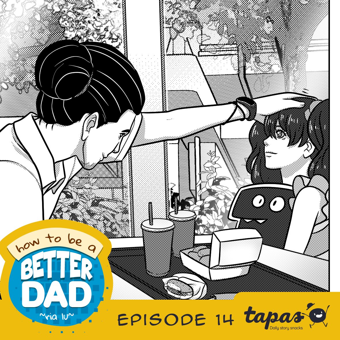 ria_lu's tweet photo. Episode 14 is up on Tapas! https://t.co/n1MnQ21lWF #howtobeabetterdad #tapas #komiks #rialu https://t.co/i6ZTPx4N4f