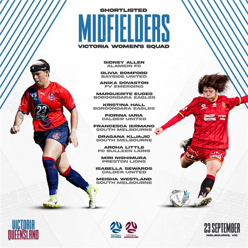 footballvic's tweet photo. As we countdown to #VICvQLD, have your say and pick your starting XI for the NPL Victoria Select Team supported by Ultra Football for the Battle of the States Double Header. ⚽

Voting closes at 9am on Monday 4 September: https://t.co/Dy2ZGAVTvo 

🎟: https://t.co/jRBVOhuHUW https://t.co/iTjQtlfnK4