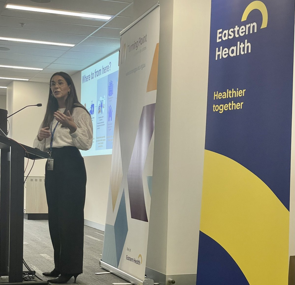 SArunogiri's tweet photo. And now @KristaSFisher @orygen_aus discusses #NASS data used to inform #mensmentalhealth #anxiety #helpseeking at #TP2023
Flags psychosomatic presenting symptoms for young men as problematic- informing health promotion and education about what #anxiety looks like and what helps https://t.co/nBq0P8MgkI