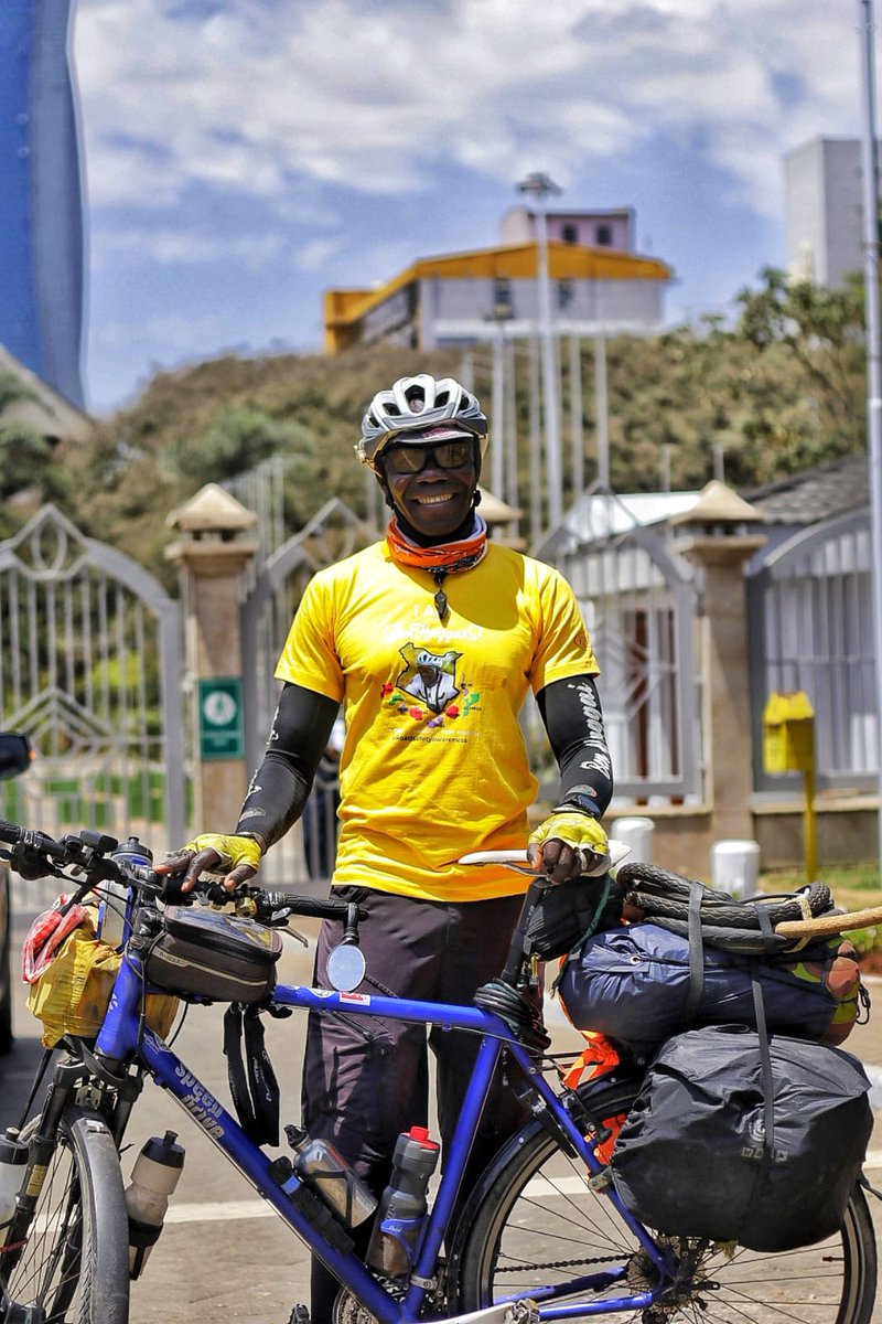 RorioElkana's tweet photo. #Cycling is a fun sport that sees thousands of cyclists every weekend cycling around the country for fun. @benhaggaio cycled #7000km in #9countries for #RoadSafety. He is back in the country, who is @benhaggaio?
@NationFmKE
#bubagirl
#viralvideo
#snapchat
#Worldcoin
#HBCU https://t.co/ejzlIlanyH
