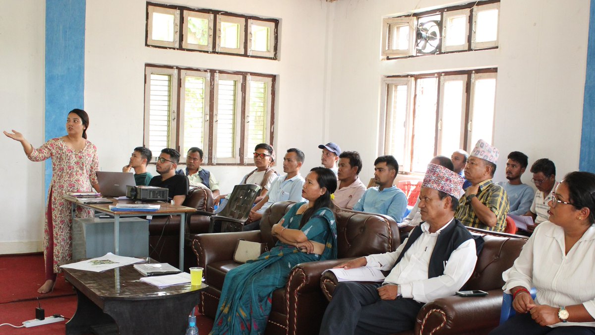 DRRFellowship's tweet photo. **Successful  M&amp;E field visit in Barahatl Rural Municipality of  Karnali Province** 
Vice Chairperson Laxmi Pun Magar praises @YILabNepal's role in localizing the Bipad Portal, while Rajaman Budha, DRR Focal Person envisions a specialized disaster department. https://t.co/sRYctgU2GG