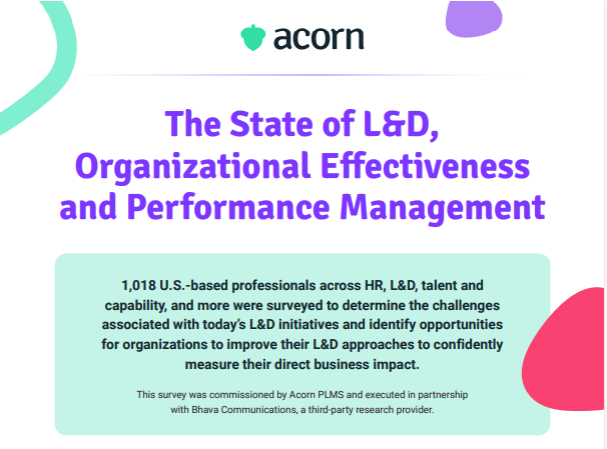 acornplms's tweet image. We put together a fluff-free industry report on L&D, organizational effectiveness, and performance management.
It's yours at no cost, just:
1. Follow us (so we can DM)
2. Like this tweet
3. Comment "PERFORMANCE"
See what 1,000 global managers & decision leaders
have to say!