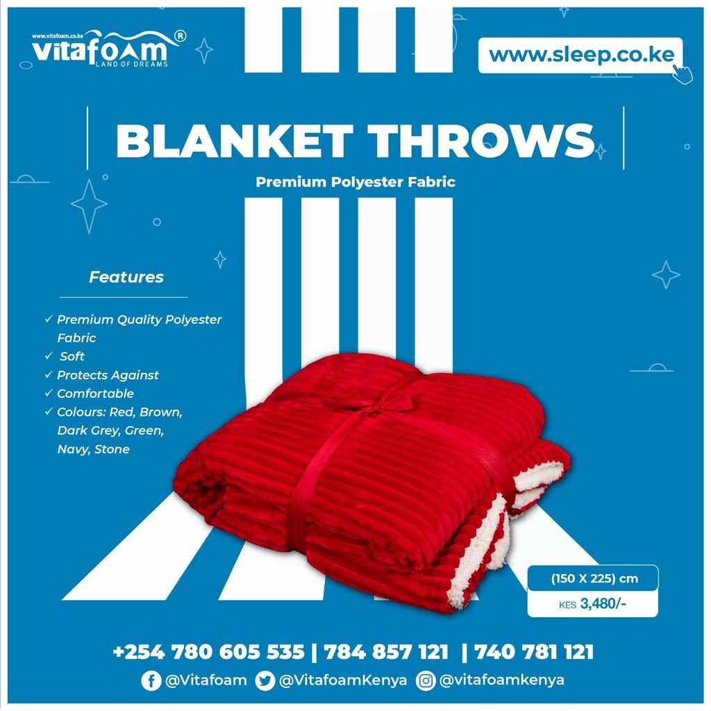 VitafoamKenya's tweet photo. ๐๐โ๏ธ๐โโ๏ธ Get Cozy & Comfy With Our Premium Quality #BlanketThrows Only From #VitaFoamKenyaยฎ! ๐โโ๏ธโ๏ธ๐๐
โ For All *Mattress, *Pillow, *Bed & *Sleep Accessory Enquiries, Orders & Deliveries: 0780 605 535 | 784 857 121 | 740 781 121
๐ Our Locations >>> https://t.co/MDIDPPqfct https://t.co/xvotmWT1LN