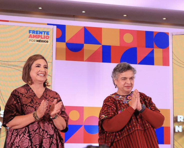 Ante la especulación de que pasará mañana o el domingo 3 de Septiembre, está claro GANARÁ MÉXICO, nuestra participación lo hizo posible. Reconocimiento a estas dos grandes mujeres <a href="/BeatrizParedes/">Beatriz Paredes</a> <a href="/Xochitl2024/">RAVENINVERSION</a> su experiencia y valor a prueba cambiaron el rumbo de un país entero.