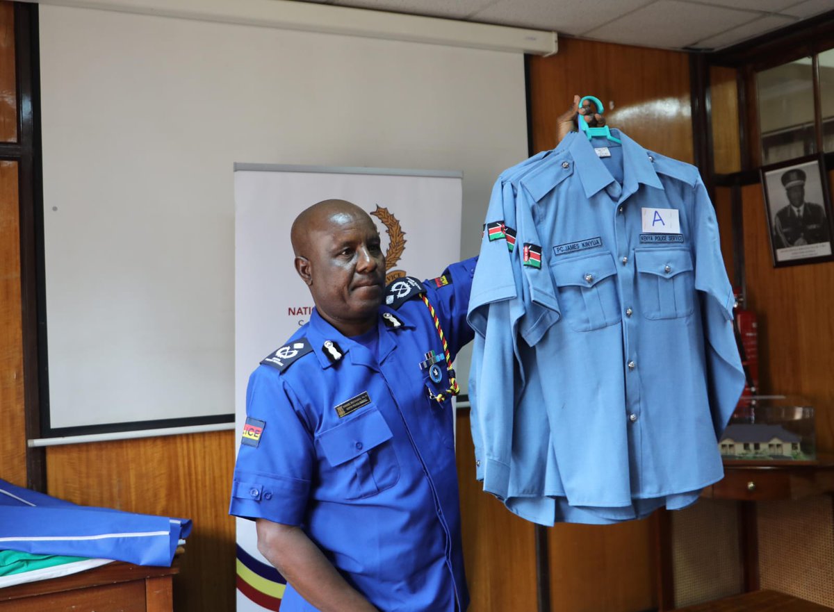 Classic105Kenya's tweet photo. The National Police Service has invited Kenyans to give their opinions through a public participation exercise regarding the proposed police uniform.
@ItsMainaKageni 
📸@NPSOfficial_KE
#MainaAndKingangi https://t.co/igmMywMjBI