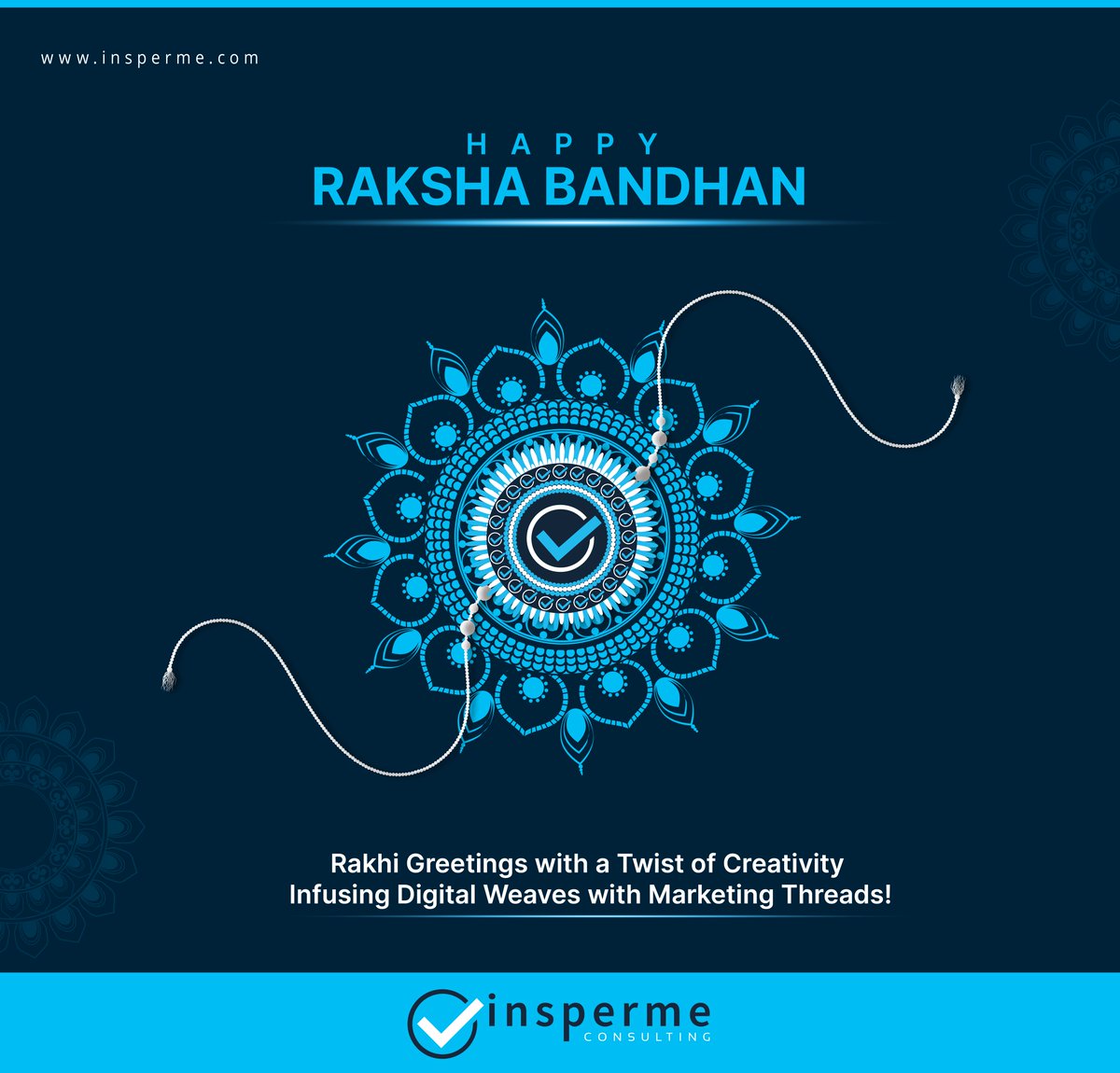 This Raksha Bandhan, let's tie a thread of love as unbreakable as the impact of remarkable digital branding
.
#rakshabandhan #rakhi #inspermeconsulting #growfaster #celebrations #festiveseason #branding #marketing #digital