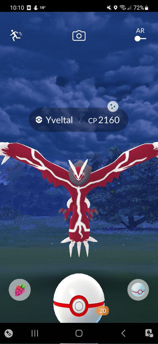 DaLegend_3's tweet photo. Absolutely stoked!!! Accepted a random invite just to raid and thank God I did. Shundo Yveltal ✨️💯 #shundo #PokemonGO 

Thank you itsyaboiikrisYT for the invite 💖 https://t.co/LUnr0i8OJ3