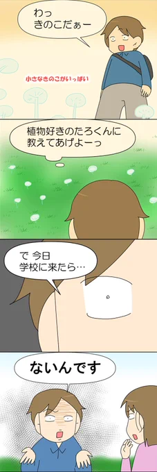 怪奇!?一晩で消えたきのこの話 3/3 