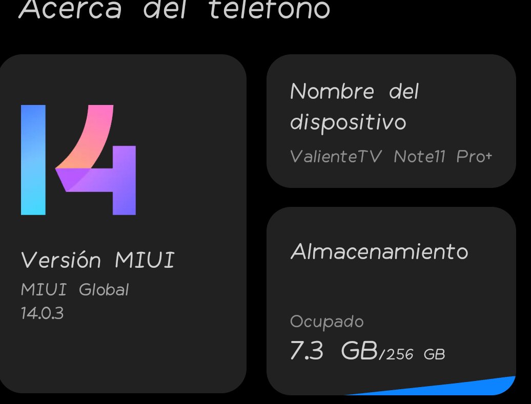 ValienteTv's tweet photo. @XiaomiMexico buenas noches, tengo un redmi note 11 pro y por error puse que mi sd se volviera extensión de memoria interna, pero no veo que se cargue la capacidad, pero en info si se ve, como se puede quitar la sd? Que ya no sea interna https://t.co/9bV3lWN0f2