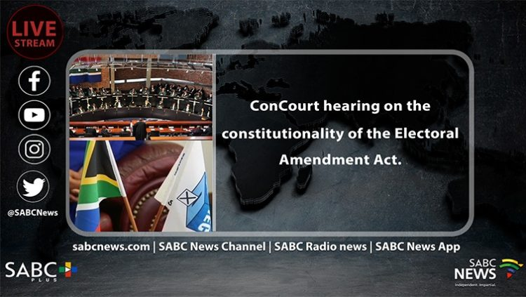 [LISTEN] <a href="/ICAsouthafrica/">Independent Candidate Association SA</a>'s Chairperson, Dr. Michael Louis on the arguments presented before the <a href="/ConCourtSA/">Constitutional Court</a>

🔗 t.ly/y6xNy

#sabcnews #FirstTakeSA