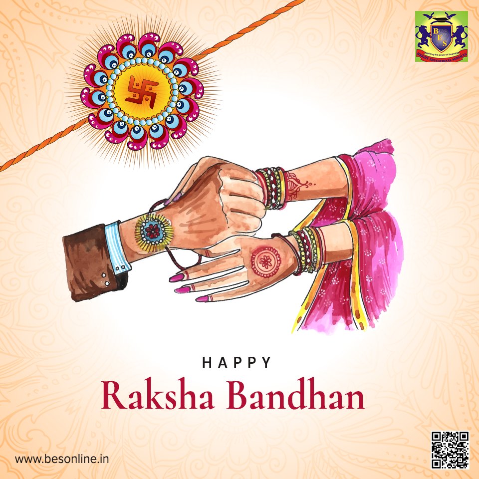 Brighteduserv's tweet photo. Get ready for Raksha Bandhan bliss. It is a day of exchange and renewed promises between siblings. Greetings to brothers and sisters on Raksha Bandhan! #brighteducationalservices #happyrakshabandhan #siblingslove https://t.co/TtJILb9hiK
