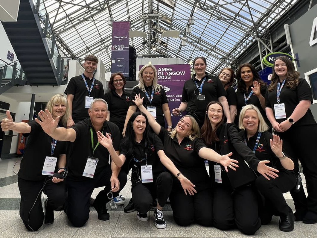 EventsSeren's tweet photo. Don't be sad it’s over, be glad it happened…

#amee2023 - Seren Events PCO Team ❤️

Last day here at the @SECGlasgow 

#Best #togetherwecan

#PCO #conferencemanagement #MedEd https://t.co/0aIUTsSSHh