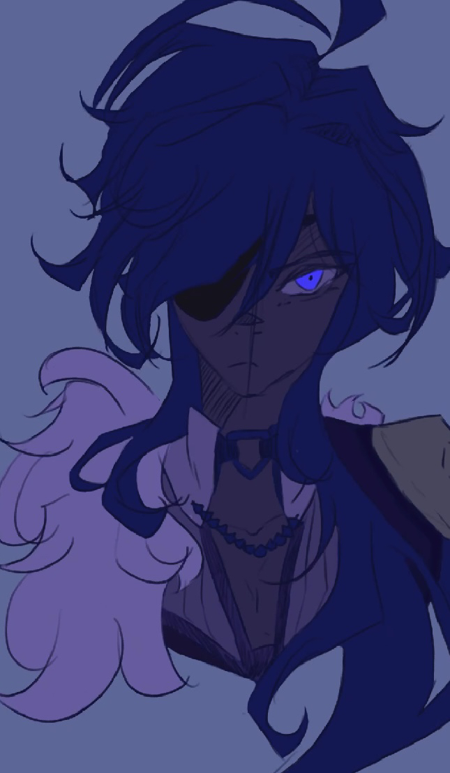 Xavier_M0N's tweet photo. Did a one color palette challenge on my favorite cryo Kaeya Albrich~ https://t.co/M0hLjtvYMC